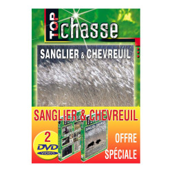 Lot de 2 DVD : Sanglier et chevreuil
