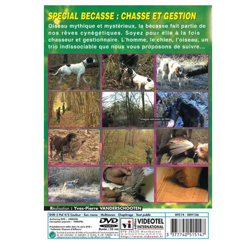 DVD : Special becasse, chasse et gestion