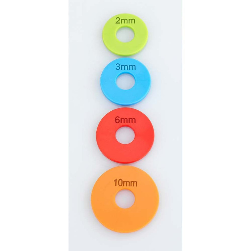 Lcyen 10pcs Bâtons De Guidage De Roulement De Poterie,5 Tailles D'Outils En Bois Guide De Profondeur Guides De Rouleau à Pâtisserie En Bois Pour Outil D'Épaisseur D'Argile Polymère De Poterie