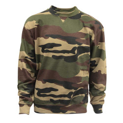 Sweat col rond camouflage CE
