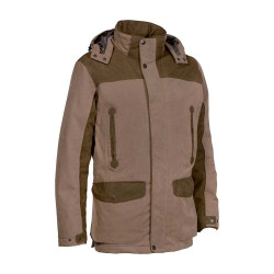 veste imperméable de chasse kaki avec capuche détachable XL - Ducatillon