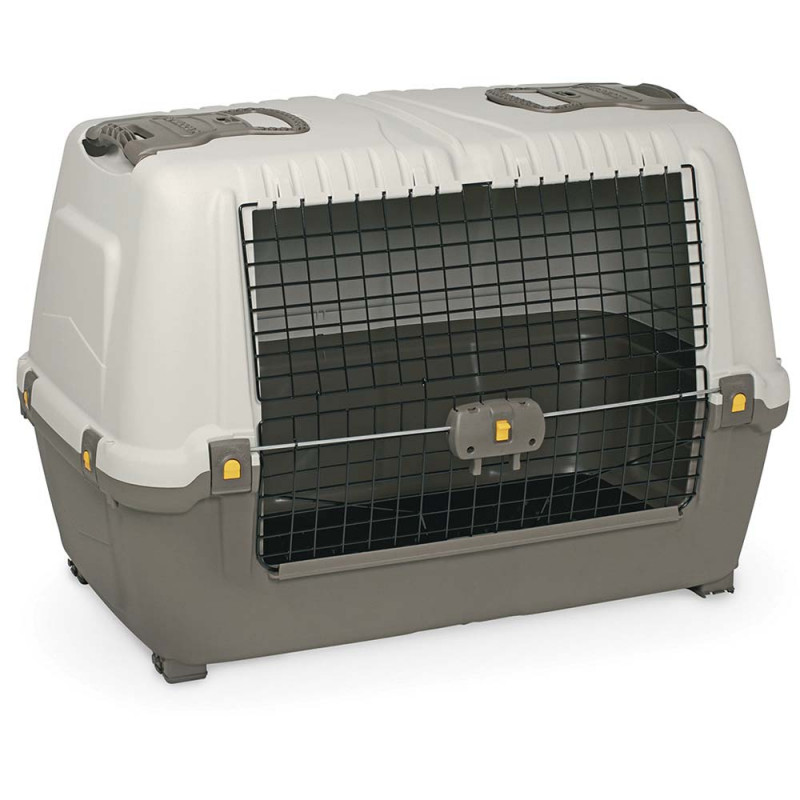 Cage De Transport Skudo Iata Pour Chien Et Chat - 7 Tailles, Homologuée Avion - Porte Métal, Sécurisée, Fabrication Italie