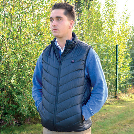 Gilet Riscaldato Donna Con Batteria Da 7,4 V, 16000 mAh, 9 Zone Di