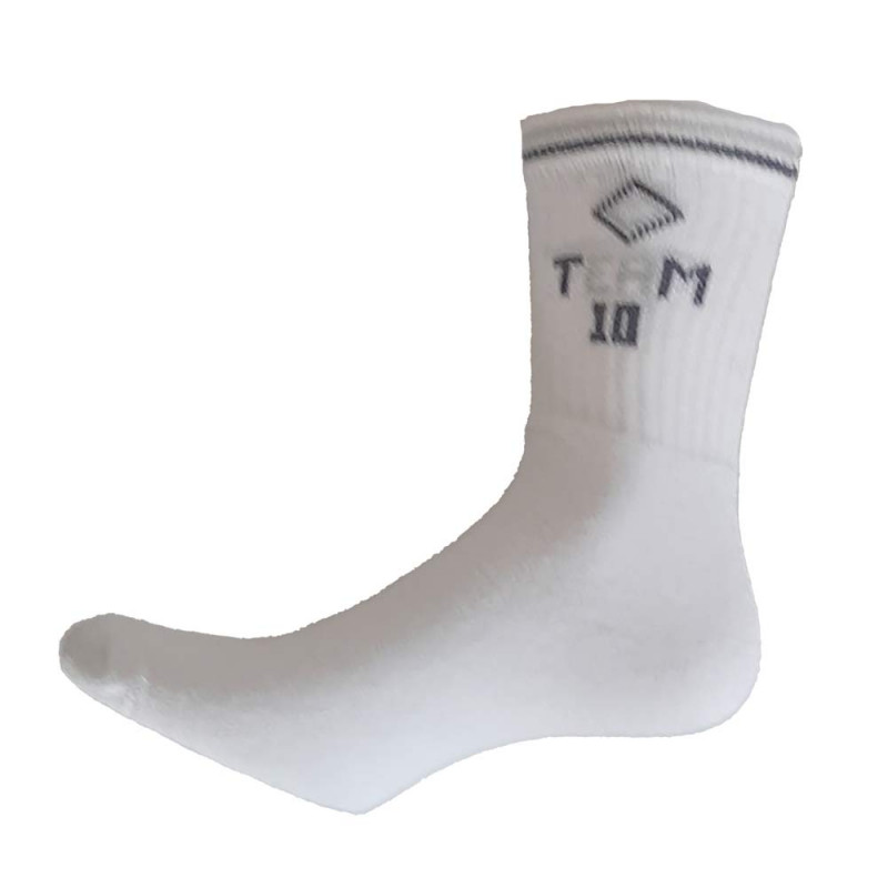 Set van 3 paar witte katoenen sportsokken Maat 39/42 43/46 Set van 3 paar witte katoenen sportsokken Maat 39/42 43/46