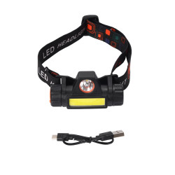 Lampe frontale LED 2en1...
