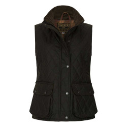Gilet Haxby Vert Coton Ciré...
