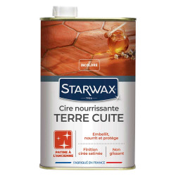 Cire patine incolore terre...