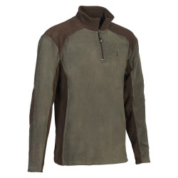 Polo fleece kaki 100%...