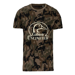 T-shirt camo Woodland 100%...