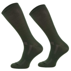 Chaussettes mérino kaki 40%...